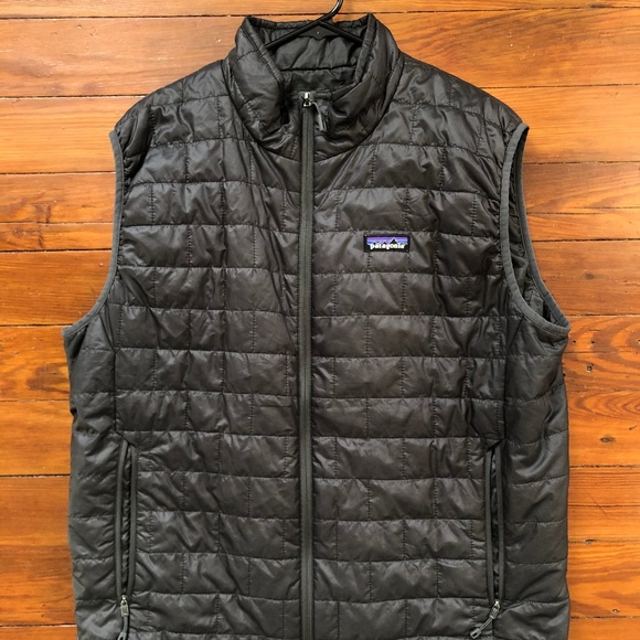 patagonia nano puff vest men's large